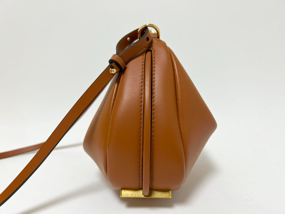 Fendi Graphic Handbag Shoulder Bag Brown Leather - Picture 3 of 10